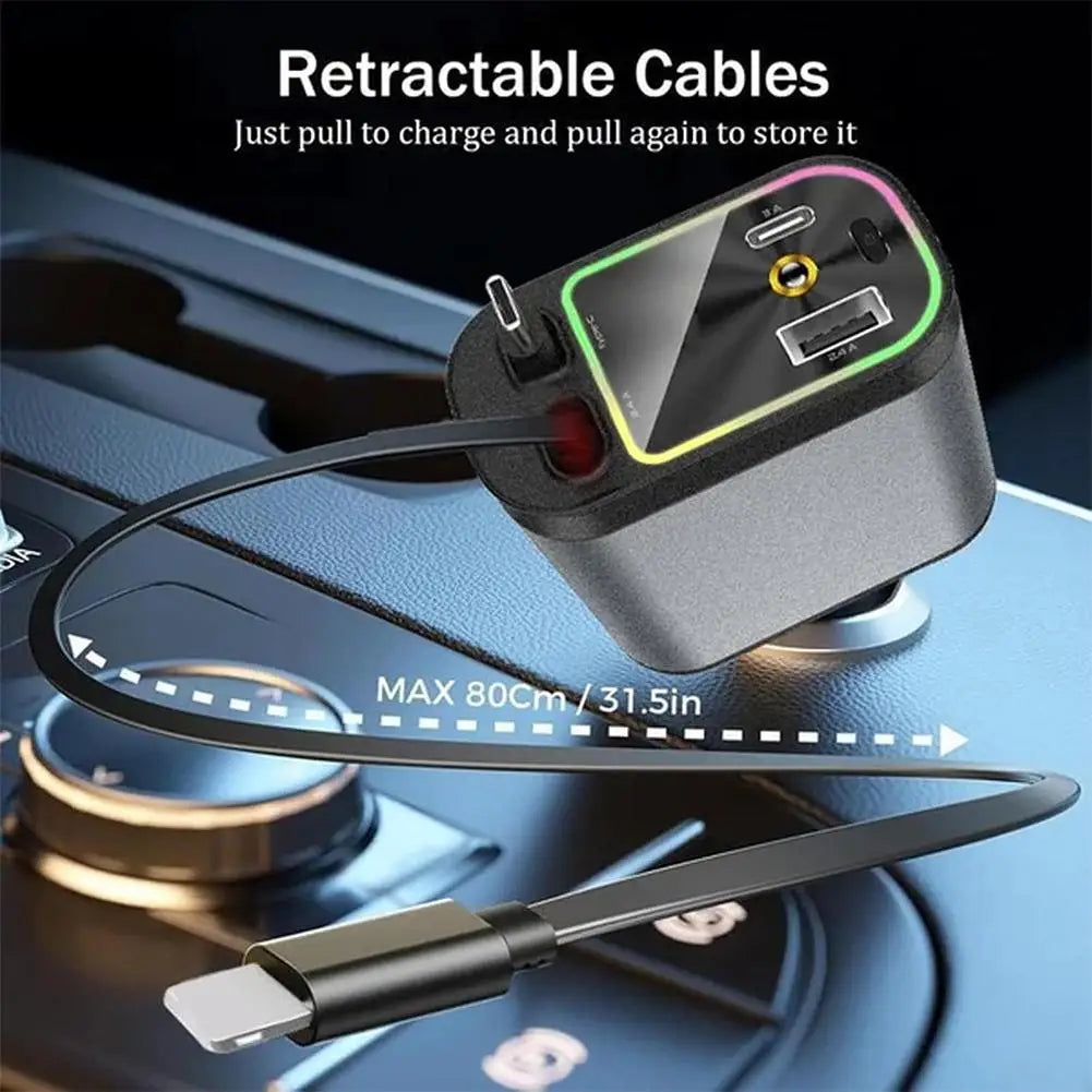 Retractable Car Charger Pro