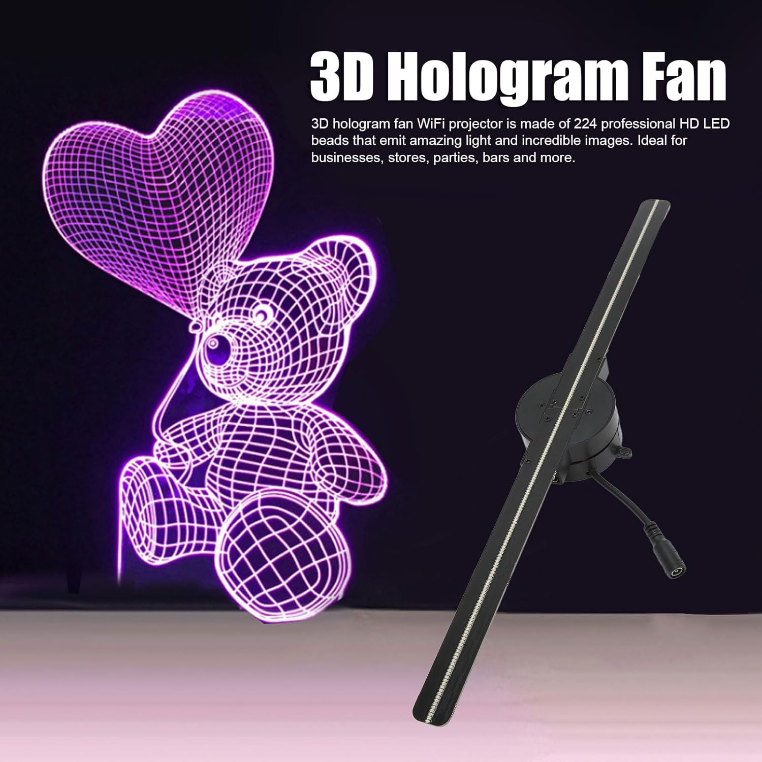 Amazing 3D Ad Fan Display