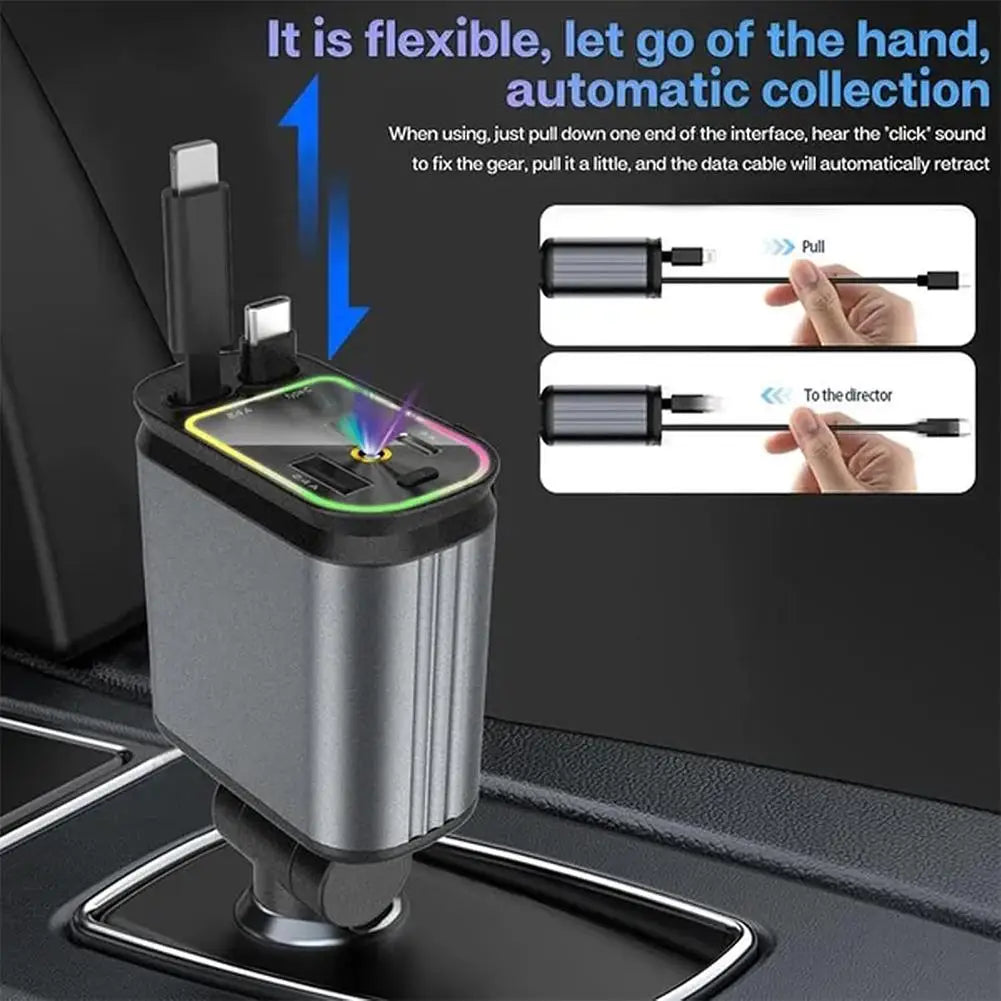 Retractable Car Charger Pro