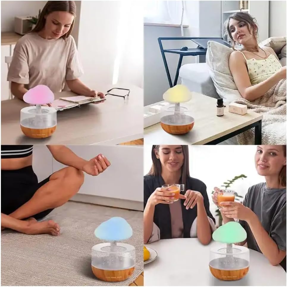 Raindrop Serenity Diffuser Light