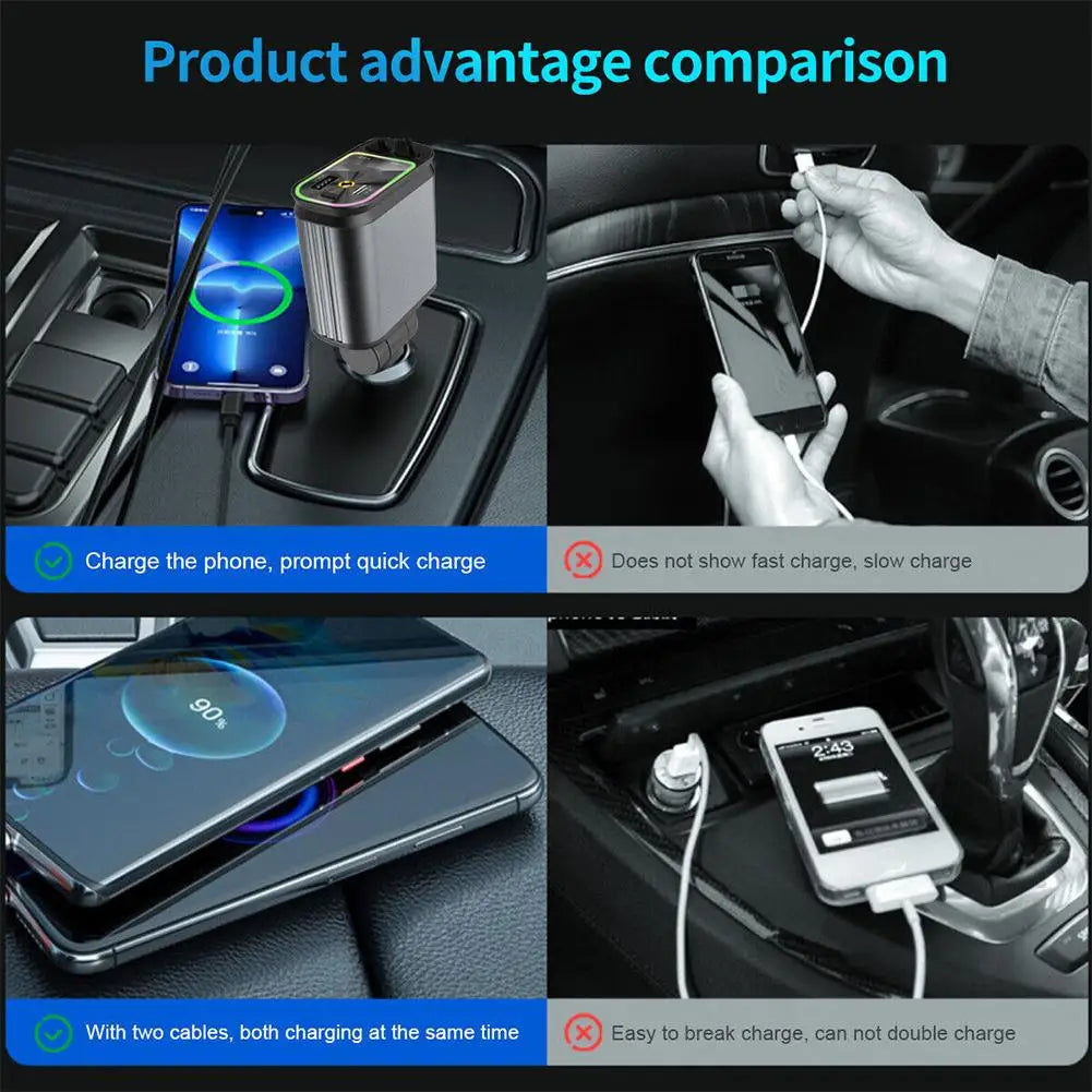 Retractable Car Charger Pro