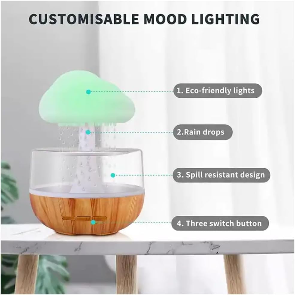 Raindrop Serenity Diffuser Light