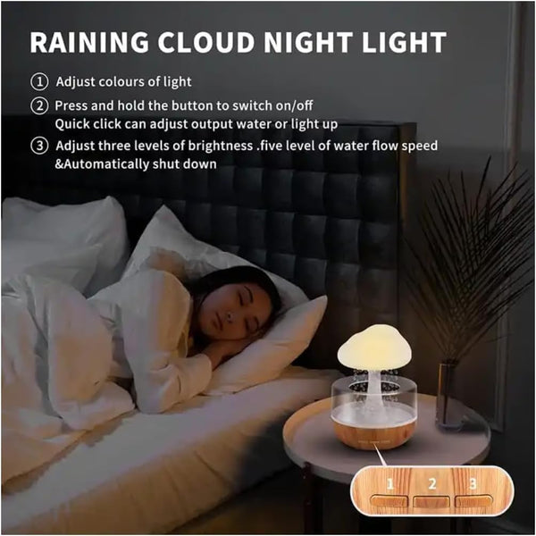 Raindrop Serenity Diffuser Light